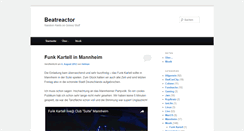 Desktop Screenshot of beatreactor.de